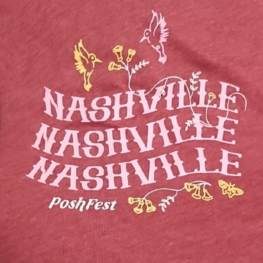 Nashville 🐦 Poshfest 2024 SWAG🤍Tank Top & Set of 5 Pins! - Picture 2 of 11